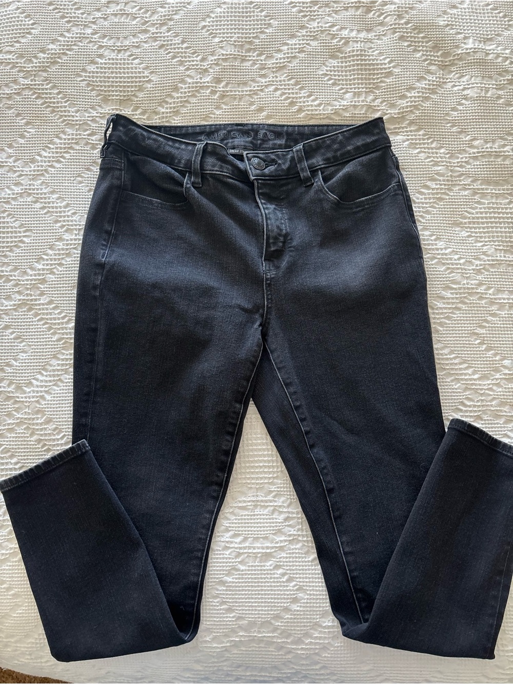 American Eagle Outfitters Black High-Rise Jeggings Size 10 short